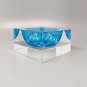 1960s Stunning Blue Ashtray or Catch-All By Flavio Poli for Seguso