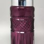 1960s Gorgeous Purple Bohemian Cut Glass Cocktail Shaker. Made in Italy