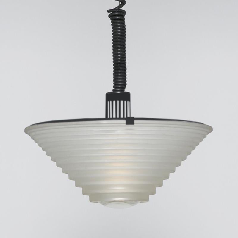 1970s Artemide â��Egina 38â�� Pendant Lamp by Angelo Mangiarotti. Made in Italy