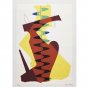 1970s Original Gorgeous Man Ray "The Meeting" Limited Edition Lithograph