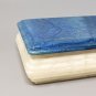 1960s Gorgeous Blue and White Box in Alabaster. Made in Italy