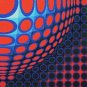 1970s Original Gorgeous Victor Vasarely Op Art Limited Edition Lithograph