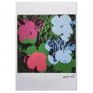 1980s Gorgeous Andy Warhol "Flowers" Limited Edition Lithograph