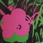 1980s Gorgeous Andy Warhol "Flowers" Limited Edition Lithograph