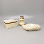 1960s Stunning Alabaster Smoking Set by Romano Bianchi. Made in Italy