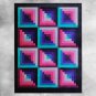 1980s Gorgeous Geometric Italian Woolen Rug by Missoni for T&J Vestor