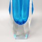 1960s Astonishing Rare Blue Vase By Flavio Poli for Seguso. Made in Italy