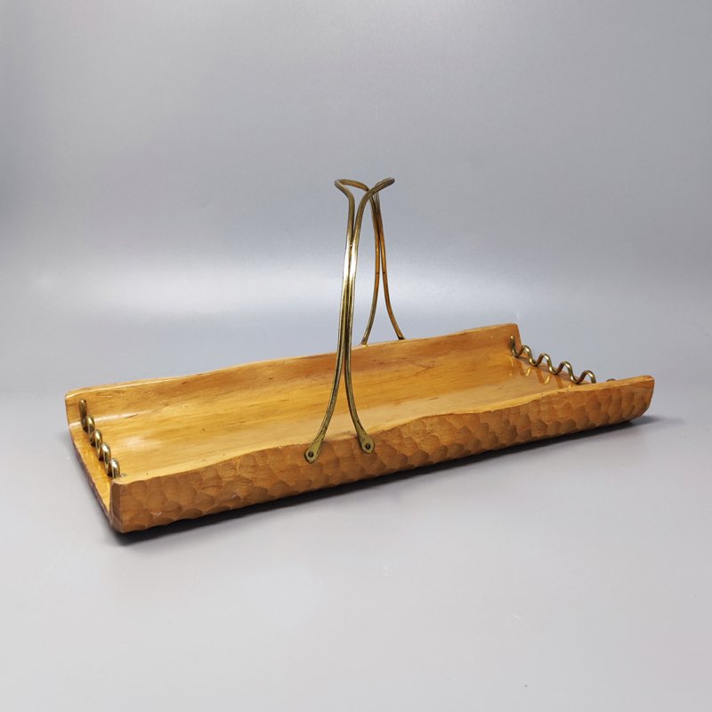1960s Astonishing Tray in Bamboo By Aldo Tura for Macabo. Made in Italy