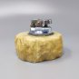 1960s Stunning Alabaster Smoking Set by Romano Bianchi
