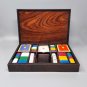1960s Gorgeous Playing Cards Box by Ottaviani. Made in Italy