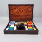 1960s Gorgeous Playing Cards Box by Ottaviani. Made in Italy
