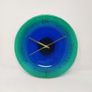 1960s Wall Clock in Murano Glass by "Cà Dei Vetrai". Made in Italy