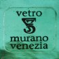 1960s Wall Clock in Murano Glass by "CÃ  Dei Vetrai". Made in Italy