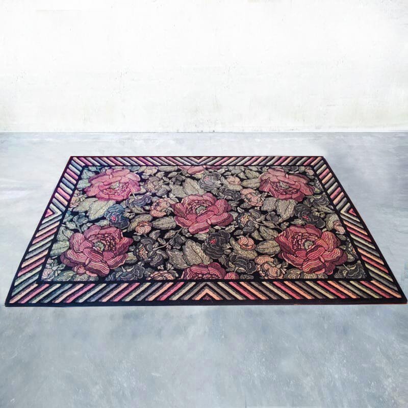 1980s Gorgeous Italian Woolen Rug by Ottavio Missoni for T&J Vestor