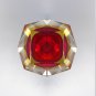 1960s Gorgeous Red and Yellow  Ashtray or Catch-All By Flavio Poli for Seguso
