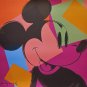 1980s Gorgeous Andy Warhol "Mickey Mouse" Limited Edition Lithograph by CMOA