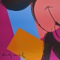 1980s Gorgeous Andy Warhol "Mickey Mouse" Limited Edition Lithograph by CMOA