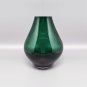 1970s Gorgeous Green Pair of Vases in Murano Glass by Dogi. Made in Italy