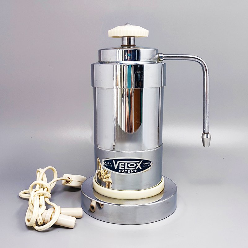 1960s Big Velox Espresso Coffee Machine by P. Malago. Made in Italy