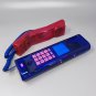 1990s Gorgeous Pink and Blue Swatch Twin Phone "Deluxe" With The Original Box. Memphis Style