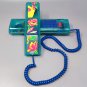1990s Gorgeous Swatch Twin Phone "Deluxe".  Memphis Style