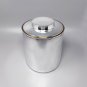 1960s Stunning ice bucket in stainless steel by Aldo Tura for Macabo