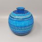 1960s Gorgeous Vase by Aldo Londi for Bitossi "Blue Rimini Collection"