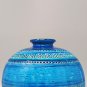 1960s Gorgeous Vase by Aldo Londi for Bitossi "Blue Rimini Collection"