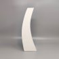 1970s Gorgeous  White Space Age Vase in Ceramic by Franco Pozzi. Made in Italy
