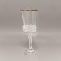 1960s Gorgeous Crystal Decanter with 2 Crystal Glasses. Made in Italy