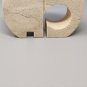 1970s Original Big Travertine Elephant Sculpture by Enzo Mari for F.lli Mannelli