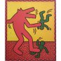 1990s Original Gorgeous Keith Haring Limited Edition Lithograph