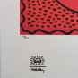 1990s Original Gorgeous Keith Haring Limited Edition Lithograph