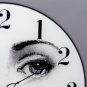1990s Wall Clock in  Glass by Fornasetti. Made in Italy