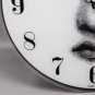1990s Wall Clock in  Glass by Fornasetti. Made in Italy