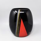1970s Gorgeous  vase in Murano glass by Linea Fontana. Made in Italy