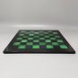 1970s Stunning Black and Green Chess Set in Volterra Alabaster Handmade Made in Italy