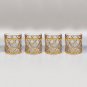 2000s Gorgeous Cocktail Shaker With 4 Glasses By Altuzarra. Made in Usa