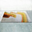 1970s Stunning  Space Age Rug in Wool. Made in Italy