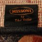 11980s Gorgeous Woolen Rug by Missoni for T&J Vestor Called "Luxor". Made in Italy