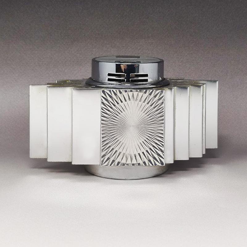 1960s Gorgeous Table Lighter by Sarome In Aluminium.