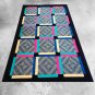 1990s Gorgeous Woolen Rug by Ottavio Missoni. Made in Italy