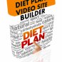 Diet Plans Video Site Builder | Download Now!