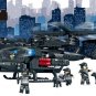 SWAT Police Armed Helicopter c/w Figures Compatible With Lego Building Kit 542pcs UK stock