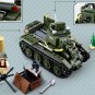 WW2 BT-7 light Tank  c/w Figures Compatible With Lego Building Kit 347 pcs UK stock