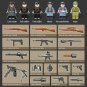 Large WW2 King Tiger Tank 35cm long c/w Figures Compatible With Lego Building Kit 1018pcs UK stock