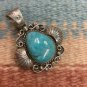 Sleeping Beauty Turquoise Pendant (3460)