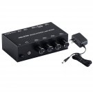 ANLEON Stereo Line Mixer four channel mixer, microphone XLR RCA mixes audio