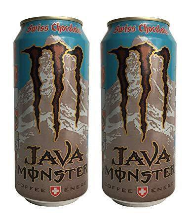 Java Monster Swiss Chocolate Energy Drink, 15 ounce (pack of 2)