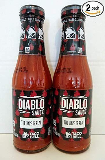 Taco Bell Diablo Sauce, 7.5 oz (Pack of 2)